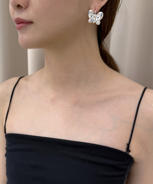 EDIT. FOR LULU（エディットフォールル）の「【SANDY LIANG / サンディ・リアング】NABO EARRINGS（ピアス（両耳用）・レディース・シルバー・FREE）」の3枚目の写真