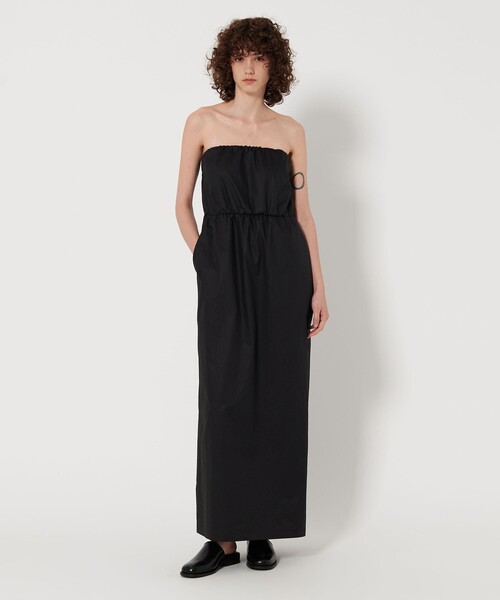 6（ロク）の「＜6(ROKU)＞コットン ケープ ロング ワンピース