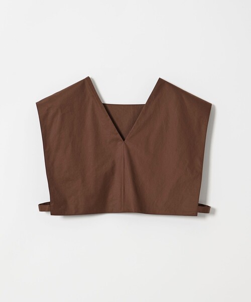 6（ロク）の「＜6(ROKU)＞コットン ケープ ロング ワンピース（ワンピース・レディース・ブラック/ダークブラウン・38/36）」の20枚目の写真