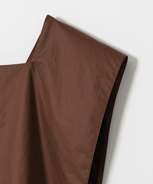 6(ROKU)＞コットン ケープ ロング ワンピース