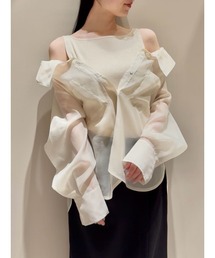 Sustainableシアーシャツニットセット