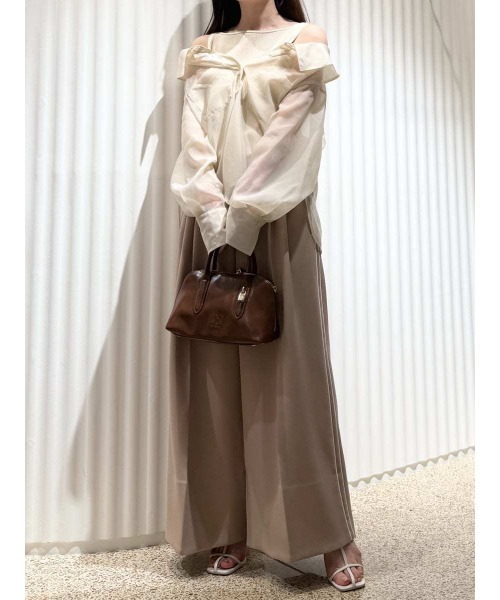 Sustainableシアーシャツニットセット SNIDEL｜Sustainableシアーシャツニットセット | Rakuten