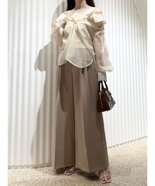 SNIDEL スナイデル　Sustainableシアーシャツニットセット SNIDEL｜Sustainableシアーシャツニットセット | Rakuten