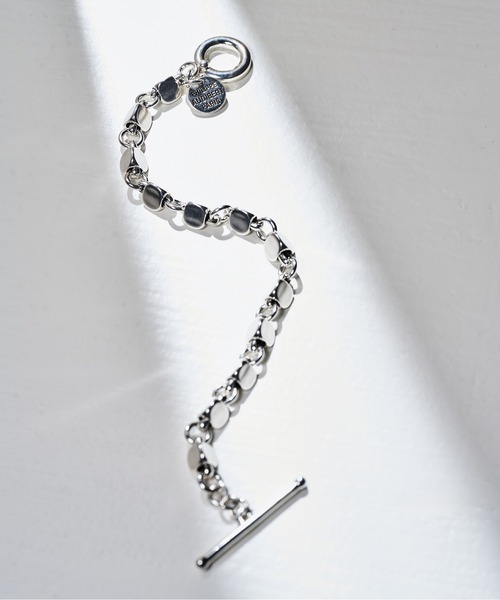 PHILIPPE AUDIBERT（フィリップ オーディベール）の「【PHILIPPE AUDIBERT】サークルチェーンブレスレット Apopka bracelet, brass silver plated BRS6609:AR（ブレスレット・レディース・シルバー・FREE）」の4枚目の写真