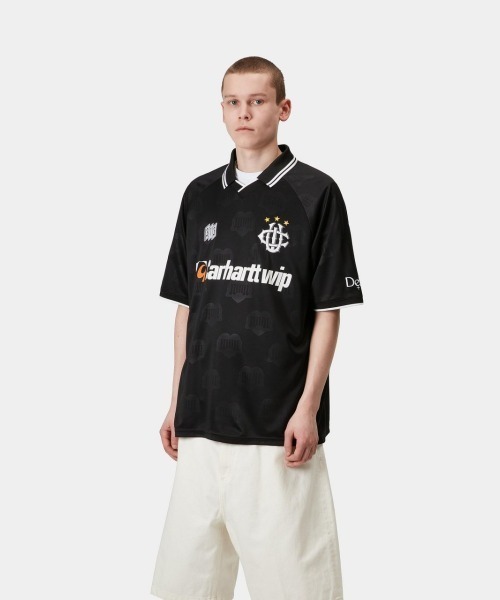 ★ドイツ発*carhartt WIP*新作*Hartt’s Football シャツ/BL★ Carhartt WIP S/S HARTT'S FOOTBALL T-SHIRT（カーハートワーク