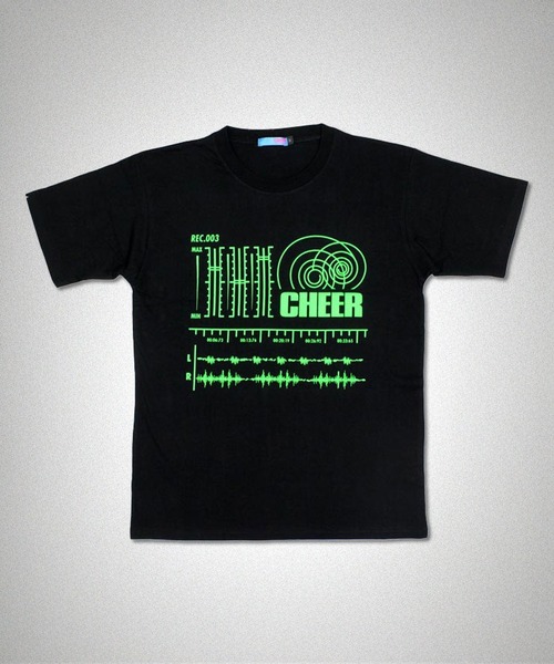 CHEER（チアー）の「アコースティックネオンプリントBIGTEE（Tシャツ/カットソー・レディース・ホワイト/ブラック・S/M）」の8枚目の写真