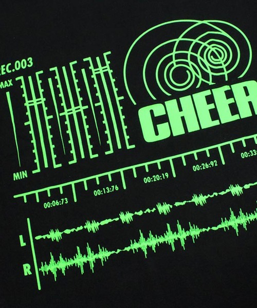 CHEER（チアー）の「アコースティックネオンプリントBIGTEE（Tシャツ/カットソー・レディース・ホワイト/ブラック・S/M）」の9枚目の写真