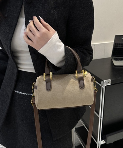 shoppinggo(ショッピングゴー)の「ミニバッグ ミニショルダーバッグ(ショルダーバッグ・レディース・ブラウン/キャメル/ベージュ/ブラック・FREE)」の1枚目の写真
