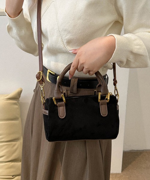 shoppinggo(ショッピングゴー)の「ミニバッグ ミニショルダーバッグ(ショルダーバッグ・レディース・ブラウン/キャメル/ベージュ/ブラック・FREE)」の2枚目の写真