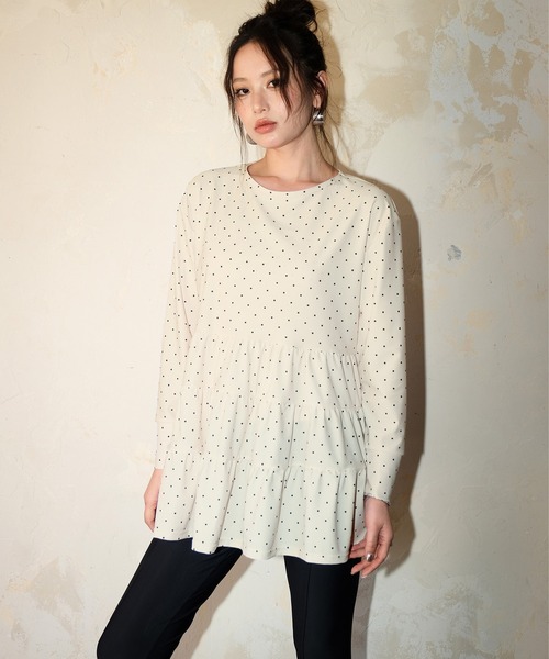 OSYAREVO（オシャレボ）の「水着 レディース 体型カバー ラッシュガード 紫外線カット率 99％以上 UPF50+ uvカット フィットネス 水陸両用 フレア ラッシュレギンス セットアップ（ラッシュガード・レディース・ホワイト系その他/ブラック系その他/ネイビー系/グレー/アイボリー/モカ・MEDIUM/LARGE/X-LARGE）」の10枚目の写真