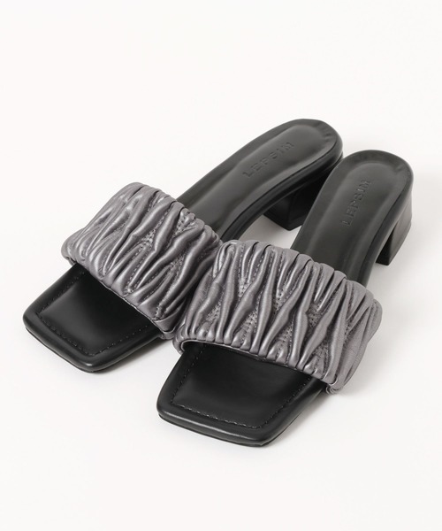 LEPSIM（レプシィム）の「ギャザーミュール　494441（サンダル・レディース・シルバー系その他/アイボリー・MEDIUM/LARGE）」の15枚目の写真