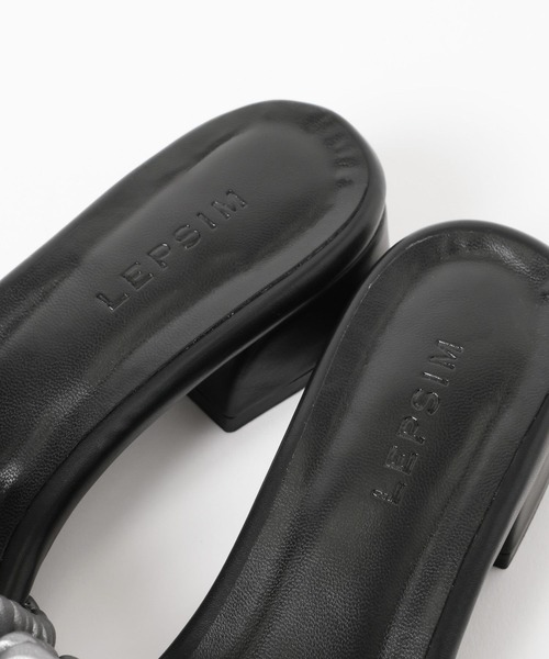 LEPSIM（レプシィム）の「ギャザーミュール　494441（サンダル・レディース・シルバー系その他/アイボリー・MEDIUM/LARGE）」の20枚目の写真