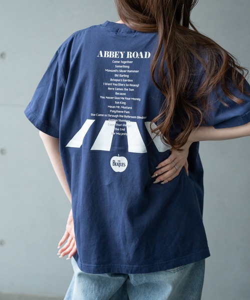 RATTLE TRAP（ラトルトラップ）の「【GOOD ROCK SPEED】プリントTシャツ（THE BEATLES/ザ ビートルズ）（Tシャツ/カットソー・メンズ・ネイビー・M/L/LL）」の3枚目の写真