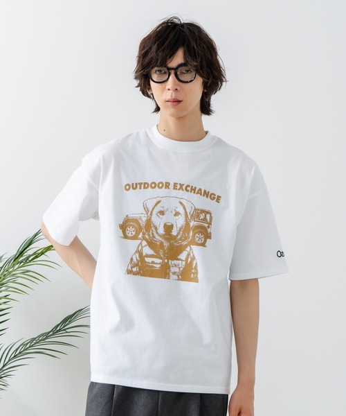 OUTDOOR EXCHANGE(アウトドアエクスチェンジ)の「【OUTDOOR EXCHANGE/アウトドアエクスチェンジ】アニマルプリント クルーネックTシャツ オーバーサイズ(Tシャツ/カットソー・メンズ・ホワイト系その他/ホワイト系その他2・MEDIUM/LARGE)」の16枚目の写真