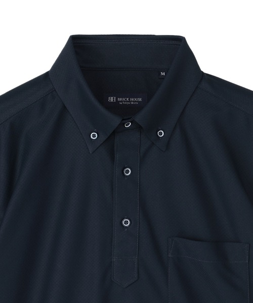 TOKYO SHIRTS(トウキョウシャツ)の「ビズポロ FIELDSENSOR(R) 半袖ポロシャツ(ポロシャツ・メンズ・ネイビー・S/M/L/LL/XL)」の3枚目の写真
