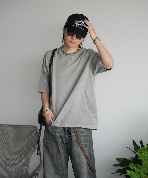 _iccham様 CURVED SEAM VINTAGE WASHED TEE（Tシャツ/カットソー）｜WYM