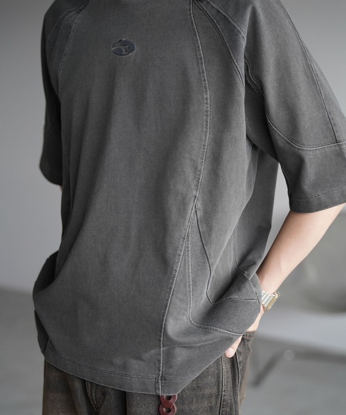 _iccham様 CURVED SEAM VINTAGE WASHED TEE（Tシャツ/カットソー）｜WYM