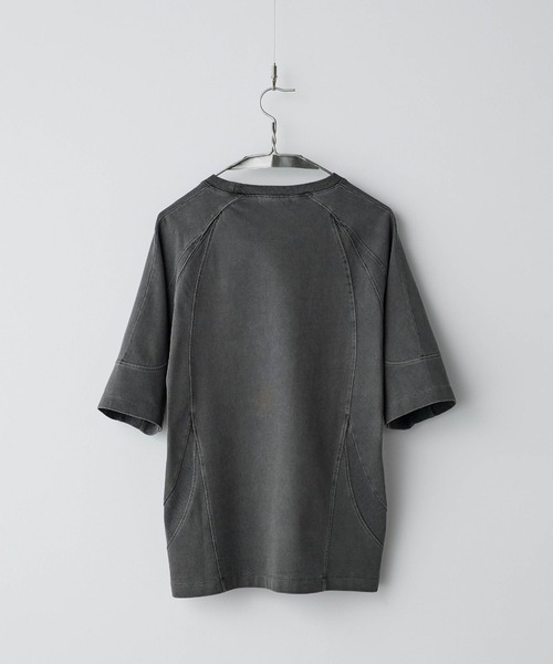 【MIMTHEWARDROBE】 Berlin pigment washed t-shirt/追跡付 JMOND0Z WRLD Maximalist Vintage Stone-washed T-shirt