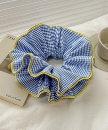 ARCHIVER（アーカイバ）の「【Bz】ギンガムチェックカラーフリルシュシュ（MA/EK347)（シュシュ）」