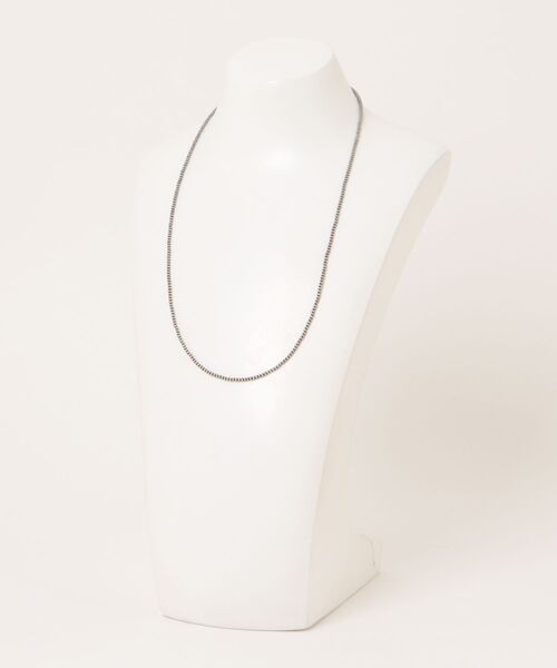 Indian Jewelry(インディアンジュエリー)の「THEATER シアターセレクト ナバホシルバービーズネックレス 55cm Made in USA(ネックレス・メンズ・シルバー・FREE)」の5枚目の写真