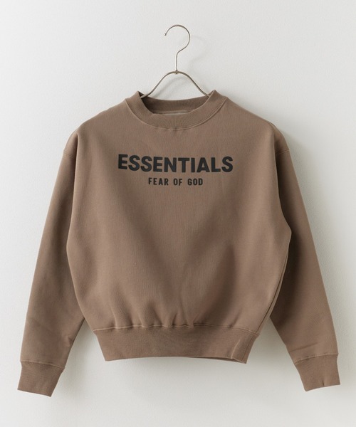 FOG ESSENTIALS(エフオージーエッセンシャルズ)の「FOG ESSENTIALS/エッセンシャルズ 21SSKIDS FRT CRW SWT スウェット 夏物 夏服(スウェット・キッズ・ダークベージュ/ブラウン/モスグリーン/クリーム/ライトベージュ/ブラック・M/S/XS)」の2枚目の写真