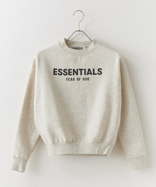 FOG ESSENTIALS(エフオージーエッセンシャルズ)の「FOG ESSENTIALS/エッセンシャルズ 21SSKIDS FRT CRW SWT スウェット 夏物 夏服(スウェット・キッズ・ダークベージュ/ブラウン/モスグリーン/クリーム/ライトベージュ/ブラック・M/S/XS)」の4枚目の写真