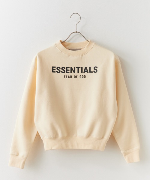 FOG ESSENTIALS(エフオージーエッセンシャルズ)の「FOG ESSENTIALS/エッセンシャルズ 21SSKIDS FRT CRW SWT スウェット 夏物 夏服(スウェット・キッズ・ダークベージュ/ブラウン/モスグリーン/クリーム/ライトベージュ/ブラック・M/S/XS)」の3枚目の写真