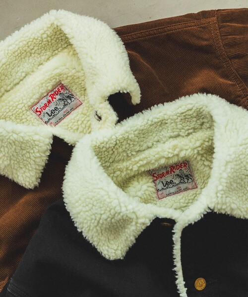 Lee（リー）の「【別注】Lee / コーデュロイ ストームライダー（ブルゾン・メンズ・ブラウン・XL/L/M/S）」の6枚目の写真