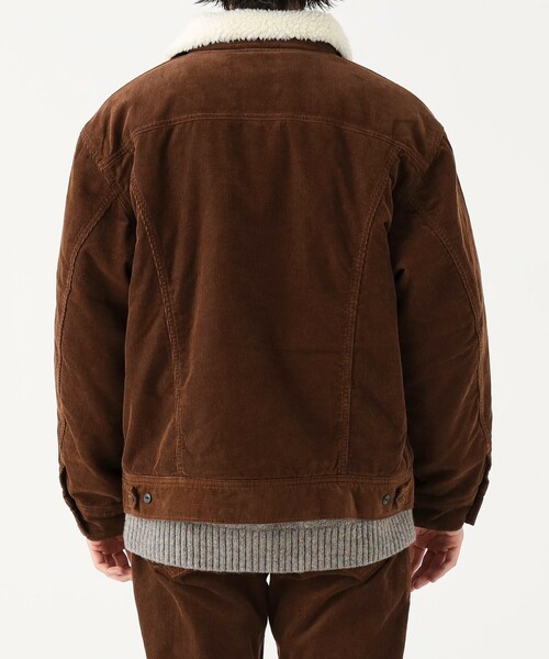 Lee（リー）の「【別注】Lee / コーデュロイ ストームライダー（ブルゾン・メンズ・ブラウン・XL/L/M/S）」の9枚目の写真
