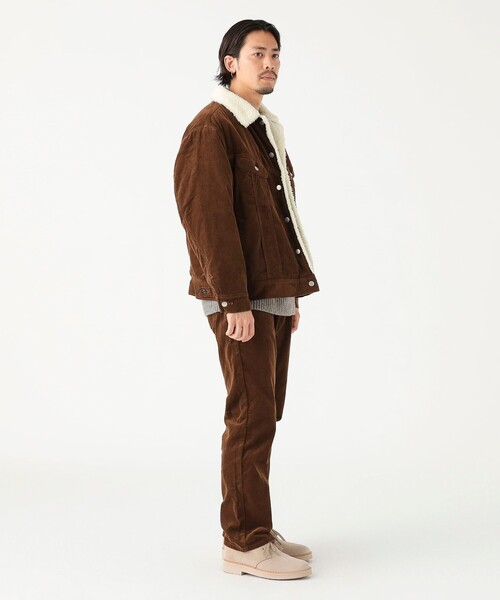 Lee（リー）の「【別注】Lee / コーデュロイ ストームライダー（ブルゾン・メンズ・ブラウン・XL/L/M/S）」の14枚目の写真