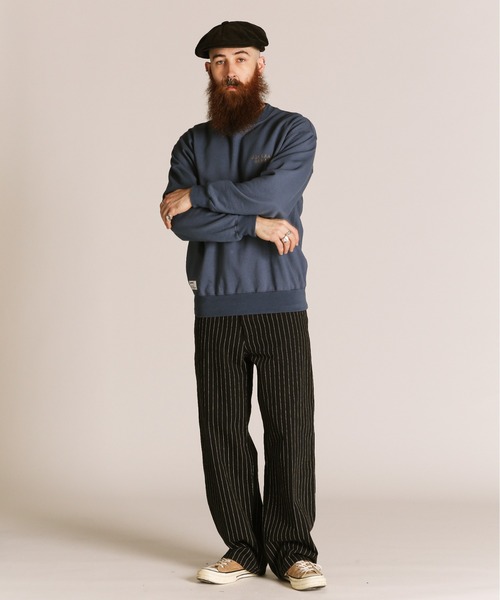 Schott(ショット)の「Schott/ショット/ADVERTISEMENT DRAGON CREW SWEAT/アドバタイズメント ドラゴン クルースウェット(スウェット・メンズ・ネイビー/ブルーグレー/ブラック・L/M/2XL/XL)」の16枚目の写真