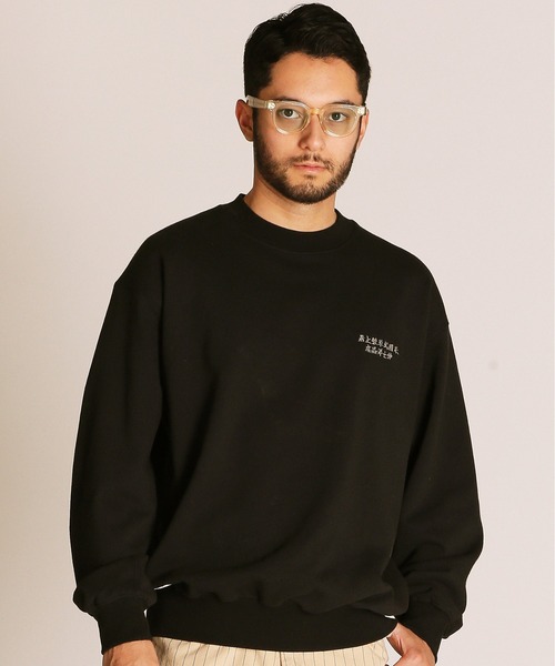 Schott(ショット)の「Schott/ショット/ADVERTISEMENT DRAGON CREW SWEAT/アドバタイズメント ドラゴン クルースウェット(スウェット・メンズ・ネイビー/ブルーグレー/ブラック・L/M/2XL/XL)」の5枚目の写真