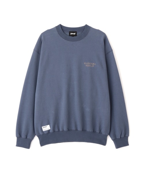 Schott(ショット)の「Schott/ショット/ADVERTISEMENT DRAGON CREW SWEAT/アドバタイズメント ドラゴン クルースウェット(スウェット・メンズ・ネイビー/ブルーグレー/ブラック・L/M/2XL/XL)」の22枚目の写真