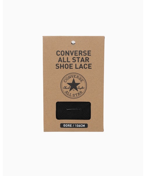 CONVERSE(コンバース)の「GORE SHOE LACE / ゴア シューレース(シューズアクセサリー・レディース・ブラック・5/7/9)」の1枚目の写真