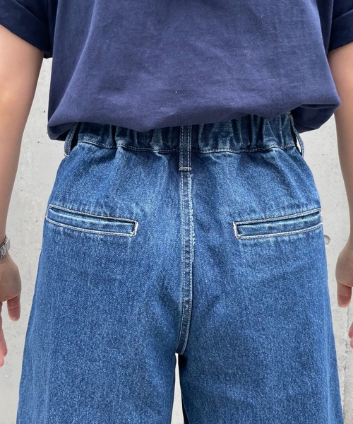 COLONY 2139(コロニートゥーワンスリーナイン)の「ハーフデニムパンツ(デニムパンツ・レディース・ネイビー/ブラック/ブルー・SMALL/MEDIUM/LARGE)」の7枚目の写真