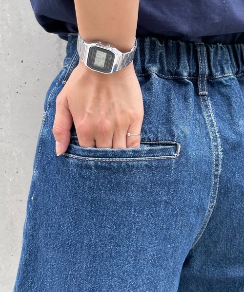 COLONY 2139(コロニートゥーワンスリーナイン)の「ハーフデニムパンツ(デニムパンツ・レディース・ネイビー/ブラック/ブルー・SMALL/MEDIUM/LARGE)」の6枚目の写真