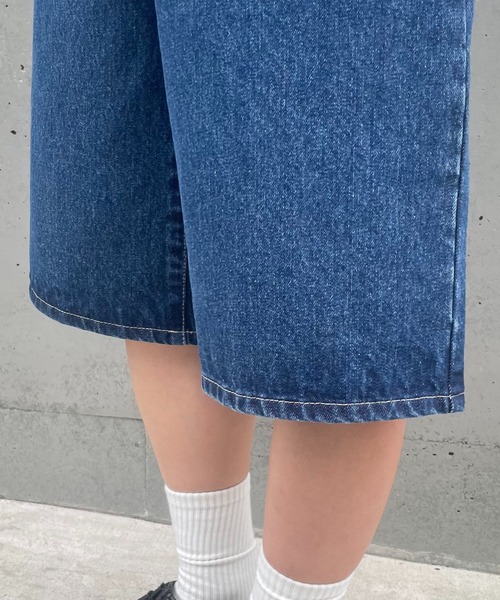 COLONY 2139(コロニートゥーワンスリーナイン)の「ハーフデニムパンツ(デニムパンツ・レディース・ネイビー/ブラック/ブルー・SMALL/MEDIUM/LARGE)」の22枚目の写真