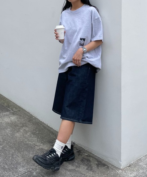 COLONY 2139(コロニートゥーワンスリーナイン)の「ハーフデニムパンツ(デニムパンツ・レディース・ネイビー/ブラック/ブルー・SMALL/MEDIUM/LARGE)」の20枚目の写真