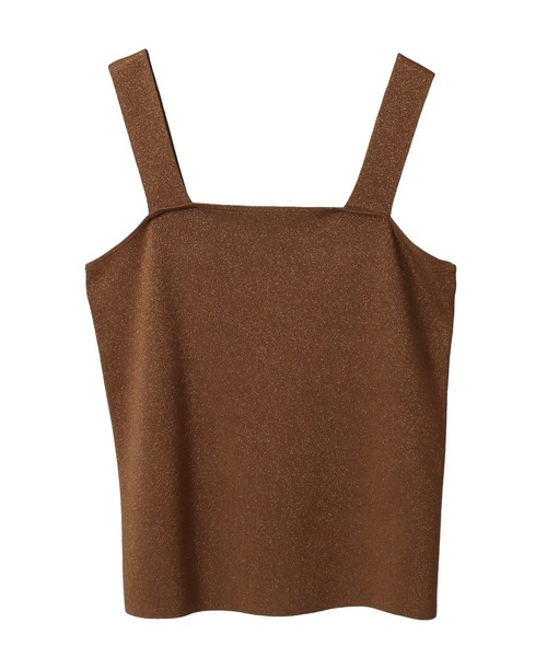 AMERICAN HOLIC（アメリカンホリック）の「ラメニットタンクトップ（タンクトップ・レディース・サックスブルー/ブラック/ブラウン/ライトベージュ・L/M）」の14枚目の写真