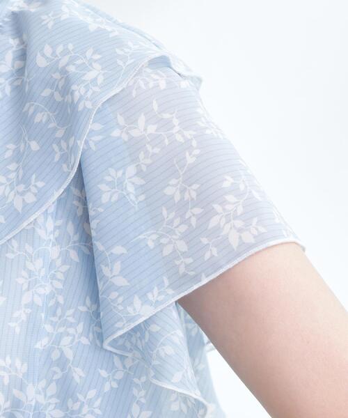 grove（グローブ）の「夏の主役シフォンプリントプリーツワンピース（ワンピース・レディース・ブラック系その他/ブラウン系その他2/サックスブルー系/ブラック系1・02/03/01/04/05）」の17枚目の写真