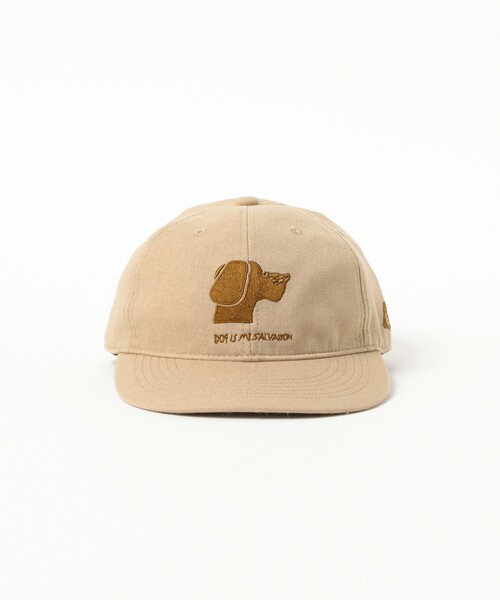 TACOMA FUJI RECORDS（タコマフジレコード）の「TACOMA FUJI RECORDS / DOG IS MY SALVATION CAP designed by Yachiyo Katsuyama（キャップ・メンズ・ベージュ・ONE SIZE）」の2枚目の写真