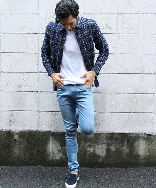 BEAUTY&YOUTH UNITED ARROWS(ビューティーアンドユースユナイテッドアローズ)の「【WEB限定】by ∴ 7オンス デニム ジェギンス(デニムパンツ・メンズ・ネイビー/コバルトブルー・LARGE/MEDIUM/SMALL)」の10枚目の写真