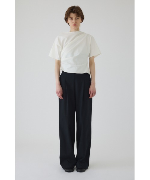 RIM.ARK（リムアーク）の「Asymmetry tuck cut tops