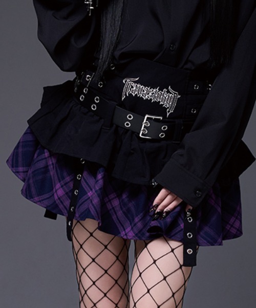 TRAVAS TOKYO/トラバス トーキョー』ベルト付きティアードフリル