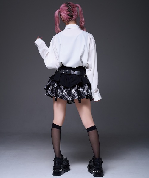 TRAVAS TOKYO/トラバス トーキョー』ベルト付きティアードフリル