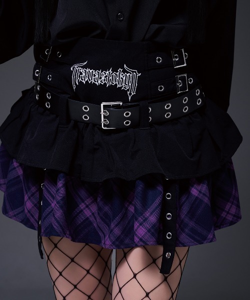 TRAVAS TOKYO/トラバス トーキョー』ベルト付きティアードフリル