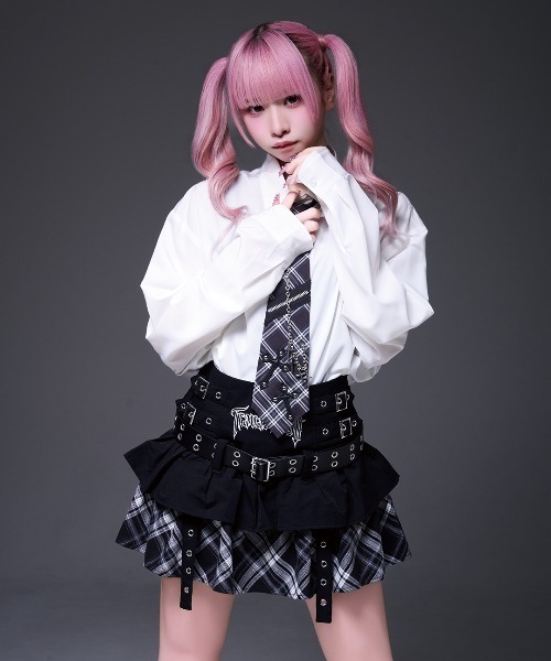 TRAVAS TOKYO/トラバス トーキョー』ベルト付きティアードフリル