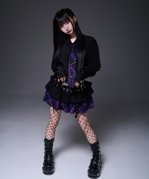 トラバストーキョー ベルト付きティアードフリルスカート TRAVAS TOKYO/トラバス トーキョー』ベルト付きティアードフリル