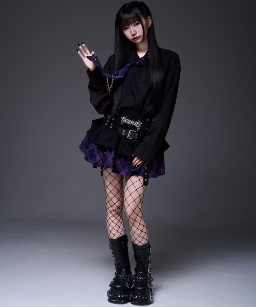 TRAVAS TOKYO/トラバス トーキョー』ベルト付きティアードフリル