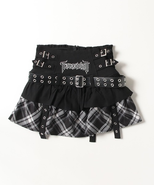 トラバストーキョー ベルト付きティアードフリルスカート TRAVAS TOKYO/トラバス トーキョー』ベルト付きティアードフリル